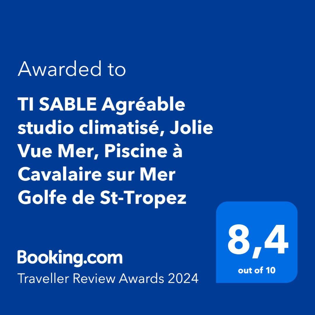 "Ti Sable" Agreable Studio Climatise, Jolie Vue Mer, Piscine A Cavalaire Sur Mer Golfe De St-Tropez Exteriér fotografie